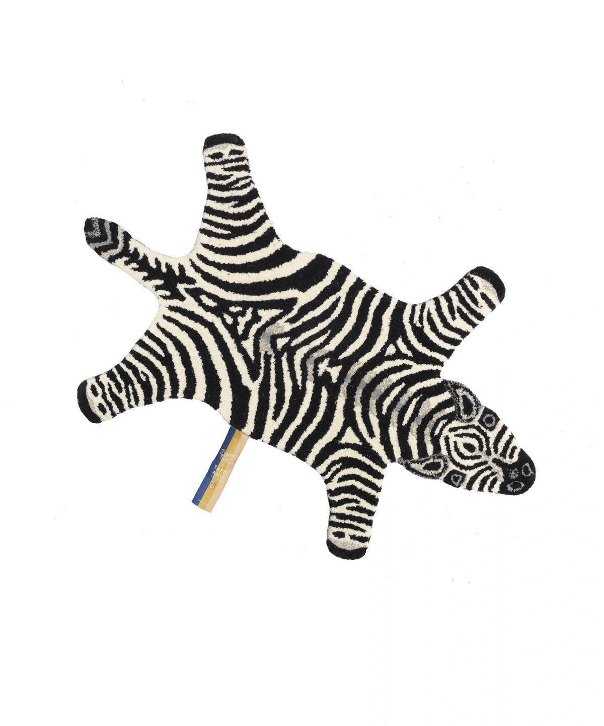 Håndlavet tæppe i uld | Tapis Amis · Lille zebra fra Doing Goods | Niedziella & Friends (6741602599066)